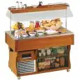 AMBIENT ISLAND BUFFET DISPLAY - MOD. NEUTROM4 - POWER W 300 - SUPPLY SINGLE PHASE V 230/1/50 Hz - DIMENSIONS Cm L 142,2 x D 75 x h 155,4 - WEIGHT Kg 104