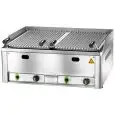 LAVA ROCK CHARGRILL GL - Equipped for LPG - Mod. GL 66 - Stainless steel cooking rolls - Power 13 kW - Power supply METHANE-LPG - Dim. cm L 66 x D 54 x 22 h - CE APPROVED