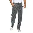 TROUSERS LONDRA - MOD. 044610 - 65% POLYESTER and 35% COTTON - COLOR: BLACK AND WHITE STRIPES