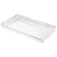 PERFORATED STAINLESS STEEL FRYING TRAY GASTRONORM 1/1 - Dimensions mm 530x325