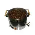 GAS COUNTERTOP CHESTNUT ROASTER - MOD. PROFESSIONAL GAS - Stainless steel - Roasting time Kg. 3/15 minutes - Roasting pan cm ø 40 - Power 150 W - 230 V single phase supply - Dimensions cm L 57 X D 68 X H 40 - EC standards