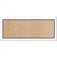 COLUMN IN NATURAL BEECH AND POLISHED STAINLESS STEEL BASE