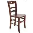 VILLAGE CHAIR - MOD. SD 079 SED LEGNO - BEECH WOOD STRUCTURE - WOODEN SEAT - FOR INDOOR USE - DIM. Cm L 42 x D 41 x H 88 - SEAT HEIGHT cm 47 - CE STANDARD