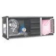 Activated carbon filter fan three phase - Belt drive - 1 speed - With metallic cell filter, pocket filter and activated carbon filter - Galvanized sheet metal pans 8/10 or 10/10