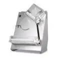 PIZZA DOUGH SHEETER - MOD. TQS40 - 2 sets of rollers (top rollers inclined) - Pizza diameter cm 26/40 - Dough weight gr 80/400 - Motor power W 370 - Single phase 230V/50Hz - EC standards - Weight Kg 37