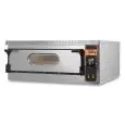 ELECTRIC PIZZA OVEN - Mod. UMD 6 BIG - ELECTRONIC CONTROL with DISPLAY - Single deck oven - Firebrick oven base or firebrick oven top and base - Low power consumption - Chamber dimensions cm L 72 x D 108 x h 14 - N. Pizzas 6 (Ø cm 36) - N. 2 pans 60x40cm 