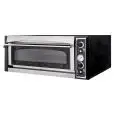 ELECTRIC PIZZA OVEN - MECHANICAL CONTROL - Mod. SUPERIOR XL6L GLASS - Single deck oven - Glass door - Firebrick oven base or firebrick oven top and base or Fully firebrick oven chamber - Chamber dimensions cm L 108 x D 72 x 14 h - N. Pizzas 6 (Ø cm 35) - 