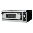 ELECTRIC PIZZA OVEN - MECHANICAL CONTROL - Mod. PLUS XL9 - Single deck oven - Firebrick oven base or firebrick oven top and base or Fully firebrick oven chamber - Chamber dimensions cm L 108 x D 108 x 14 h - N. Pizzas 9 (Ø cm 35) - Power 13,2 Kw - CE APPR