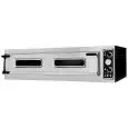 ELECTRIC PIZZA OVEN - MECHANICAL CONTROL - Mod. TRAYS 9 - Single deck oven - Firebrick oven base or Fully firebrick oven chamber - Chamber dimensions cm L 123 x D 108 x 17,5 h - Capacity: N. Pizzas 9 (Ø cm 35)/N. 5 trays cm 60x40 - Power 15,3 Kw - CE APPR