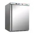 UNDERCOUNTER FREEZER - STAINLESS STEEL AND ABS - STATIC COOLING - ECO - Mod. G-EF200SS - SINGLE SOLID DOOR - GROSS CAPACITY LT 120 - TEMPERATURE RANGE -18º/-22ºC - Dimensions cm L60 x D58,5 x h85,5 - CE APPROVED