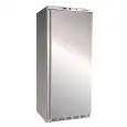 UPRIGHT FREEZER - STAINLESS STEEL AND ABS - STATIC COOLING - ECO - Mod. G-EF600SS - SINGLE SOLID DOOR - GROSS CAPACITY LT 555 - TEMPERATURE RANGE -18º/-22ºC - Dimensions cm L77,7 x D69,5 x h189,5 - CE APPROVED