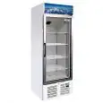 UPRIGHT FRIDGE - PAINTED METAL EXTERIOR - FOR SNACK BARS - STATIC COOLING - Mod. G-SNACK340TNG - CAPACITY Lt 331 - SINGLE GLASS DOOR - TEMPERATURE RANGE +2°/+8°C - Dimensions cm L66 x D65 x h191 - CE APPROVED