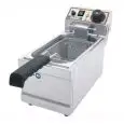 ELECTRIC FRYER - COUNTERTOP MODEL - Mod. FB 4 - Tank Lt. 4 oil capacity - Power kW 2 - Single phase - Dimensions cm L 19,5 x D 43 x 27,5h - EC standards