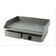 ELECTRIC GRIDDLE - COUNTERTOP MODEL - Mod. GHN 55R - Grooved plate - Cooking surface cm 55x35 - Power kW 3 - Single phase - Dimensions cm L 55 x D 49,5 x 24,5h - EC standards