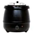 ELECTRIC SOUP WARMER - Mod. SKH 10 - Removable stainless steel containers - Capacity lt. 9 - Power W 400 - Single phase - Dimensions cm ø L 33,5 x 36,5h - EC standards