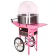 CANDY FLOSS MACHINE ON CART - Mod. ZF 30 - Stainless steelbowl - Production: 1 per 30 seconds - Power kW 1,03 - Single phase - Dimensions cm L 96 x D 53 x 122h - EC standards