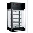 HOT COUNTERTOP DISPLAY - Mod. VRC 108 - N. 4 rotating shelves ø 36 - Capacity lt 108 - Led lighting - Power W 1200 - Single phase - Dimensions cm L 47 x D 47 x 87h - EC standards