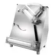 PIZZA SHEETER - TWO PAIRS OF ROLLS (upper roll inclined) - Mod. FI 42 - SENSORED AUTOMATIC START-UP - Rolls length mm 420 - Power hp 0,5 - 370W 230V/1/50Hz - CE APPROVED