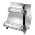 PIZZA SHEETER - TWO PAIRS OF ROLLS (upper roll parallel) - Mod. FIP 42 - SENSORED AUTOMATIC START-UP - Rolls length mm 420 - Power hp 0,5 - 370W 230V/1/50Hz - CE APPROVED