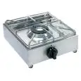 GAS BOILING TOP - 1 BURNER - MOD. BIG5001L - 1 GAS BURNER (various combinations can be chosen) - Power kW 3,5 or 2,5 according to composition - DIMENSIONS cm L 31,5 x D 33 x 15 h