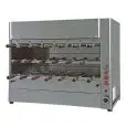 GAS ROTISSERIE - MOD. CHURRASCO/CM20G - Independent gearmotors for each sword - N. 20 Swords length cm 50 - N° floors: 3 - Heating capacity 18,5 Kw - SINGLE-phase connection - Dimensions: cm W 140 x D 57 x 90 h - CE standard