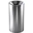 SELF EXTINGUISHING BIN - STAINLESS STEEL WITH SATIN FINISH - MOD. AV4620 - Capacity lt. 50 - Dim. cm ø 31 x h 59