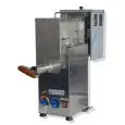 AUTOMATIC POLENTA AND SAUCE COOKER - MOD. POL15 - ENTIRELY MADE FROM STAINLESS STEEL - PROFESSIONAL MOTOR - SINGLE PHASE 220V/50 Hz - POWER W 1800 - PRODUCTION Kg 15 - DIMENSIONS: Cm W 25 X D 75 X H 66 - WEIGHT Kg 29