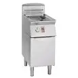 ELECTRIC FRYER - MELTING LINE - MOD. FE9113M - "MELTING" TECHNOLOGY: PROGRAMMED AND GRADUAL INTERMITTENT ELECTRONIC TEMPERATURE CONTROL - N. 1 TANK LT. 13 OIL - N. 1 NEUTRAL COMPARTMENT WITH DOOR - POWER 12 kW - DIMENSIONS Cm L 40 X P 90 X h 90 - Weight K