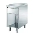 Stainless steel drawer unit - n. 1 drawer - worktop thickness cm 4