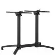 Base - colour black - Structure in aluminium stackable with accessorio pieghevole e adjustable feet - Model 1341-E91-01