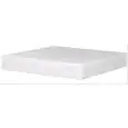 WHITE FOOD GRADE POLYEHENE CHOPPING BLOCK FOR STAINLESS STEEL STOOLS - MOD. CPE - Width cm 8