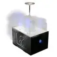 GLASS COOLER - MOD. FANTASY B - METHACRYLATE STRUCTURE - 4 BLUE LEDS - SINGLE-PHASE POWER SUPPLY 230V - DIMENSIONS cm L 25 x P 18 x 24 H