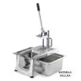 MANUAL POTATO CUTTER - MOD. CF5 - PRODUCTION CAPACITY 100/150 Kg/h - DIMENSIONS cm L 28 x P 51,2 x 73,5 h