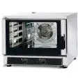ELECTRIC CONVECTION OVEN FOR GASTRONOMY AND PASTRY - MOD.MID 4 MEC - WITH DIRECT STEAM - THREE-PHASE POWER SUPPLY 400V/3/50Hz - POWER KW 5.45 - CAPACITY: 4 X (GN 1/1; 60X40) - DIMENSIONS Cm W 84 X D 91 X H 67