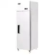 UPRIGHT FRIDGE - STAINLESS STEEL - SUITABLE FOR SNACK BAR - Mod. YBF9206GR - VENTILATED COOLING - CAPACITY LT 410 - N. 1 DOOR - TEMPERATURE -2°/+8°C - Dim. cm L 60 x D 73 x h 195,5 - CE APPROVED