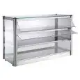 AMBIENT DISPLAY - MOD. LC94O - N. 3 DISPLAY SHELVES - TEMPERED GLASS FRONT AND SIDES - POLYCARBONATE DOORS - DIM. Cm L 87 x D 37 x h 54 - EC STANDARDS