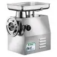 COMMERCIAL MEAT MINCER 32/RS - Stainless steel mincing set - Reverse function - Power hp 3 - 2200W 230V Single phase - Production per hour Kg/h 300-500 - CE APPROVED
