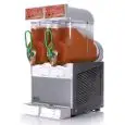 SLUSH MACHINE - MOD. FBM 2 L - 2 BOWLS - N. 1 COMPRESSOR - THERMOSTAT FOR CHILL MODE - CAPACITY LT 10 + 10 - Dim. Cm. L 36 x D 47 x h 69 - CE APPROVED