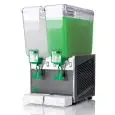COLD DRINK DISPENSER - MOD. EXTRA 20/2 INOX - SUITABLE FOR SOFT DRINKS ONLY - N. 2 FLAVOURS - CAPACITY LT 20 x 2 - Dim. cm. L 36 x D 47 x h 67 - CE APPROVED