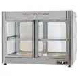 THERMAL SHOWCASE - MOD. TCR 2 - Door opening on both sides - Intermediate table for displaying products - Power 1870 W - Voltage 230 V - Dimensions: cm W 115,4 x D 71,3 x 88,1 h - CE standard