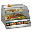 HEATED COUNTERTOP DISPLAY - SERIES: CHEFFDRY - STAINLESS STEEL FRAME - TEMPERATURE °C +30/+70 - SINGLE PHASE - STATIC COOLING - LIGHTING - INTEGRAL MOTOR