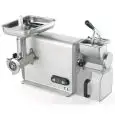 MEAT MINCER AND GRATER - MOD AND 22 - With gear - ANODIZED ALUMINIUM structure - VENTILATED motor SINGLE PHASE - EC standards