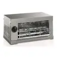 TOASTER - MOD. GENOVA 3  - N. 1 FLOOR - TOAST CAPACITY N. 6 - SUPPLY V 230/50Hz SINGLE PHASE - POWER W 2400 - DIMENSIONS Cm L47,5 X D26,5 X h24 - EC standards