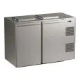 REFRIGERATED BOX FOR WASTE CONTAINERS - Mod. RW2RD - CONTAINER CAPACITY N. 2 FROM Lt 120/240 - TEMPERATURE +2/+12 °C - Dimensions cm L 175 X P 87,5 X H 121 - CE Standard