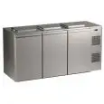 REFRIGERATED BOX FOR WASTE CONTAINERS - Mod. RW3RD - CONTAINER CAPACITY N. 3 FROM Lt 120/240 - TEMPERATURE +2/+12 °C - Dimensions cm L 240 X P 87,5 X H 121 - CE Standard