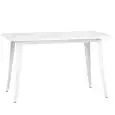 Table - colour white - Structure in metal painted - Model 1418-CT120W-03