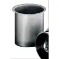 SMALL ICE CREAM TANK FOR CYLINDRICAL PAN - DIMENSIONS ø mm. L 207 x 265 h