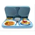 ISOTHERMAL POLYPROPYLENE TRAY - DIMENSIONS cm. L 53 x D 37 x 11 h - COLOUR AVAILABLE: Blue