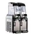 ELECTRONIC SLUSH MACHINE - MOD. FIRST CLASS 2 - ALSO SUITABLE FOR SORBETS AND COCKTAILS - TWIN BOWL - No. 1 COMPRESSOR - CAPACITY 12L + 12L - COOLS PROUCT FROM BELOW UPWARDS - Dim. Cm. L 43 x D 56 x h 78 - CE APPROVED