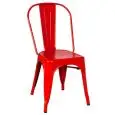 CHAIR - MOD. ET53 - PAINTED METAL STRUCTURE - SEAT HEIGHT 45 cm - STACKABLE UP TO 4 PIECES - FOR INDOOR USE - DIM. cm L 36 x D 36 x h 85 - CE STANDARD
